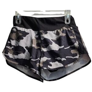Mono B Camo Running Shorts Athletic‎ Workout Activewear Shorts Small